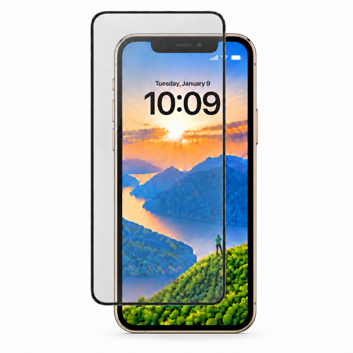 Guardline - Panzerglas ScreenGuard Matt für iPhone 12 | 12 Pro – Bild 2