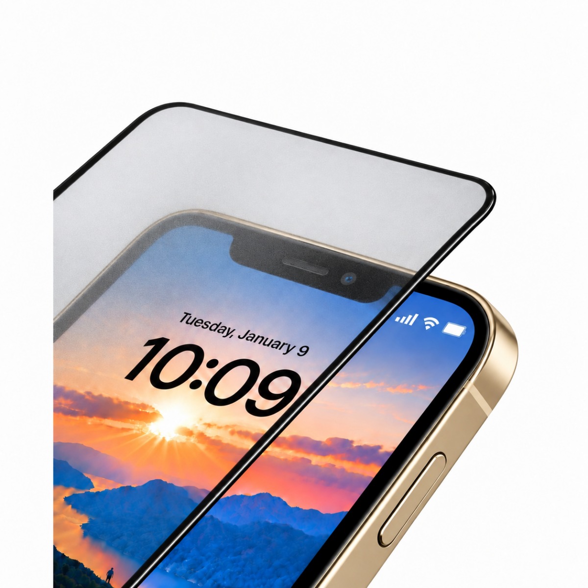Guardline - Panzerglas ScreenGuard Matt für iPhone 12 Pro Max – Bild 3